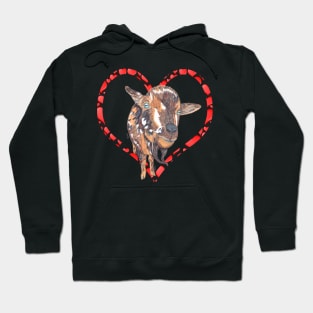 WEST AFRICAN DWARF GOAT HEART Hoodie